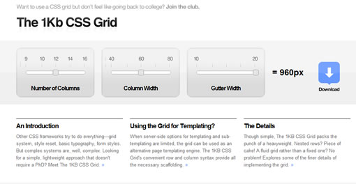The 1kb CSS Grid